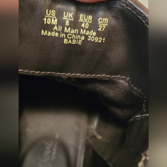 Womens Natural Soul Babie Side Zip Ankle Boot Brown Sz 10M Faux Leather - Picture 6 of 6